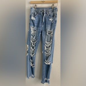 American eagle ripped jeans